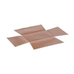Lot de deux feuilles de cuisson pour moule  cake en inox perfor. . . 730657