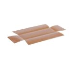 Lot de deux feuilles de cuisson pour moule  cake en inox perfor. . . 730658