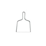 Lyre  foie gras en inox 17 cm 123479