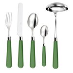 Mnagre de 49 pices newbridge vert olive sans crin 503052