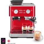 Machine  caf semi automatique avec broyeur - rouge pomme d'amou. . . 152363