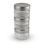 Maestro set de 3 fioles vides pour sel et poivres 743040