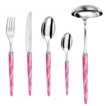 Mnagre de 49 pices tang fuchsia sans crin 530071