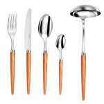 Mnagre de 49 pices tang orange sans crin 530121