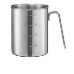 Mesure gradue intrieur & extrieur en inox 1 litre -  11 cm 280451