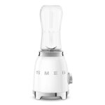 Mini blender avec 2 bouteilles de 600 ml vintage annes 50 blanc 383204