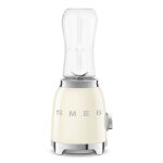 Mini blender avec 2 bouteille de 600 ml vintage annes 50 crme 383157