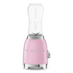 Mini blender avec 2 bouteille de 600 ml vintage annes 50 rose 383203
