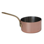 Mini casserole inocuivre en cuivre - inox sans couvercle queue lait. . . 129381