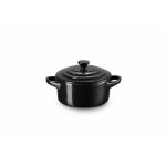 Mini - cocotte ronde 10 cm noir ébène 163148 Mini - cocotte ronde 10 cm noir ébène 163148