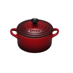 Mini - cocotte ronde en céramique Émaillée 10 cm cerise 163469 Mini - cocotte ronde en céramique Émaillée 10 cm cerise 163469