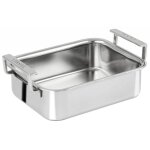 Mini plat à four roaster individuel à 2 anses larges en inox mult. . . 725234 Mini plat à four roaster individuel à 2 anses larges en inox mult. . . 725234