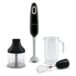 Mixeur plongeant années 50 avec 3 accessoires noir 383281 Mixeur plongeant années 50 avec 3 accessoires noir 383281