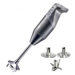 Mixeur plongeant m200 swissline anthracite avec 3 embouts 281011