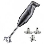Mixeur plongeant m200 swissline noir avec 3 embouts 281013