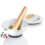 Mortier en porcelaine avec râpe suri 144349 Mortier en porcelaine avec râpe suri 144349