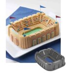 Moule  gteau stade de foot en fonte d'aluminium 240031