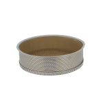 Moule  manqu rond en inox perfor air system  fond dmontable. . . 730549
