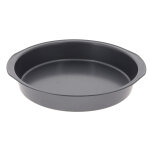 Moule à manqué rond uni en acier antiadhésif ø 28 cm 129308 Moule à manqué rond uni en acier antiadhésif ø 28 cm 129308