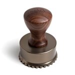 Moule  raviolis en noyer design rond cannel 65 mm 353126
