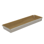 Moule rectangulaire en inox perforé air system® à fond amovible 3. . . 730548 Moule rectangulaire en inox perforé air system® à fond amovible 3. . . 730548