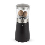 Moulin  muscade en bois de htre chocolat, inox et acrylique mad. . . 143722