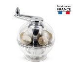 Moulin  muscade manuel tidore transparent acrylique 11 cm 143565