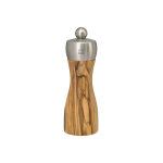 Moulin  poivre manuel 15 cm en bois d'olivier fidji 143595