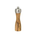 Moulin  poivre manuel 20 cm en bois d'olivier fidji 143597