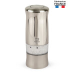 Moulin � sel �lectrique zeli chrom� mat 14 cm 143180