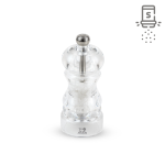 Moulin  sel manuel 12 cm en acrylique transparent nancy 143024