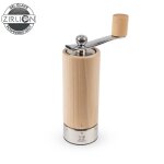 Moulin  sel manuel 18 cm en bois naturel isen mcanisme zirlion 143077