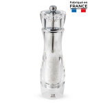Moulin � sel manuel 23 cm en acrylique transparent vittel 143123