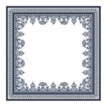 Nappe carree 170x170 depareillees bleu 754055