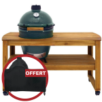 Pack egg large table eucalyptus + housse offerte 381336