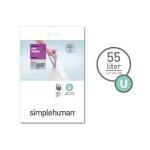 Paquet de 20 sacs poubelle 55 l (mod�le u) 242033