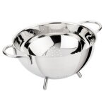 Passoire gouttoir sur pied  2 anses 24 cm mutine 126429