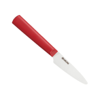 Petit couteau d'office 7, 5 cm chowa lame cramique - manche rouge 164784