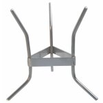 Pied inox pr entonnoir a piston ht 15 130017