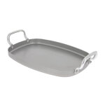 Plancha lisse a anses mineral b 38x26cm 730673