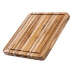 Planche à découper tradition en teck avec rigole pm ep 3, 8 cm m . . . 339478 Planche à découper tradition en teck avec rigole pm ep 3, 8 cm m . . . 339478