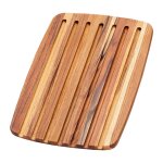 Planche  pain en teck ep 1, 4 cm 41 x 28 cm 339480