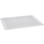 Plaque rectangulaire sans rebord à perforations de 3 mm en alumin. . . 129437 Plaque rectangulaire sans rebord à perforations de 3 mm en alumin. . . 129437