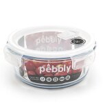Plat / boite ronde en verre 0, 95 l avec couvercle clapet spcial mi. . . 164652