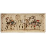 Plat  cake chevaux du vent 750010