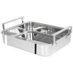 Plat four rectang trilamine 30 x 22 cm 2 anses seul (sans rack ni. . . 725673 Plat four rectang trilamine 30 x 22 cm 2 anses seul (sans rack ni. . . 725673