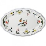 Plat ovale 6 oiseaux de paradis 752670