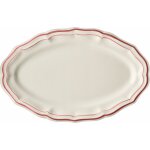 Plat ovale filet corail 753481