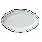 Plat ovale filet manganese 751692