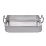 Plat a rotir rectang. alu. 2 a. f. 40x32 730097